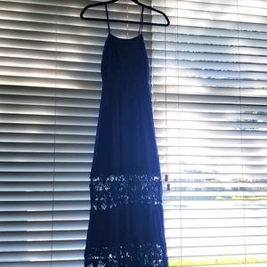 Boho spaghetti strap long dress